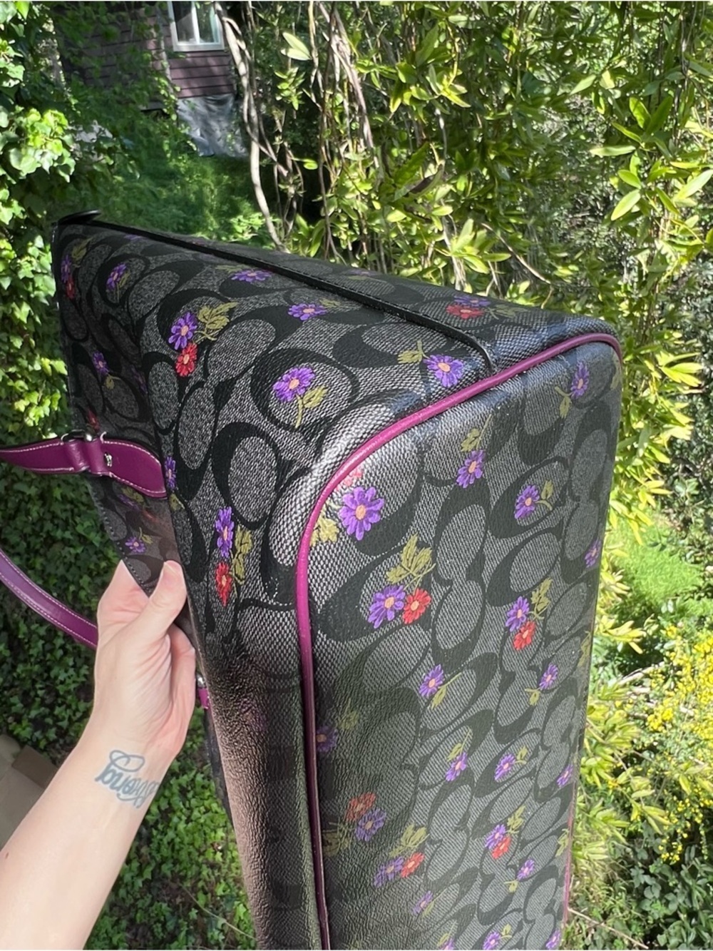 COACH Gallery Tote Limited Edition Country Floral Print AUTHENTIC - Picture 5 of 11